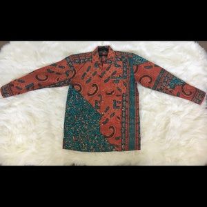 NWOT African men’s wear shirt Ankara